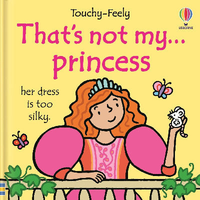 Clawr llyfr / Book cover: That's not my princess... her dress is too silky