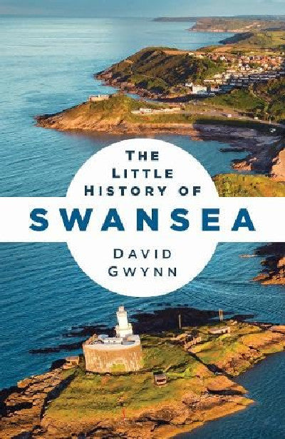 Clawr llyfr / Book cover: The Little History of Swansea