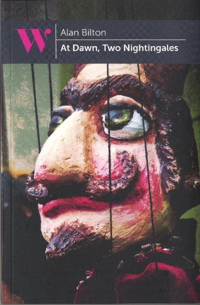 Clawr llyfr / Book cover: At Dawn, Two Nightingales