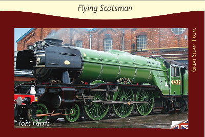 Clawr llyfr / Book cover: Great Steam Trains: 2. Flying Scotsman