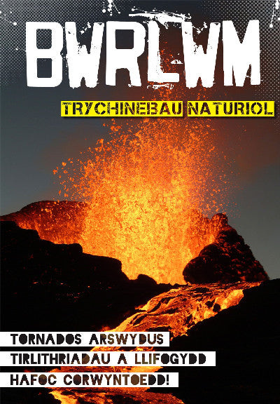 Clawr llyfr / Book cover: Cyfres Bwrlwm: Trychinebau Naturiol