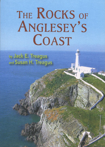 Clawr llyfr / Book cover: The Rocks of Anglesey's Coast