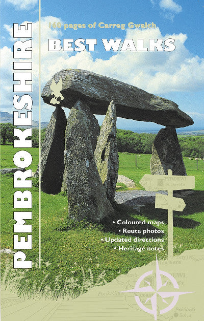 Clawr llyfr / Book cover: Carreg Gwalch Best Walks: Pembrokeshire