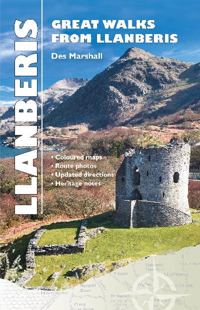 Clawr llyfr / Book cover: Carreg Gwalch Best Walks: Great Walks from Llanberis