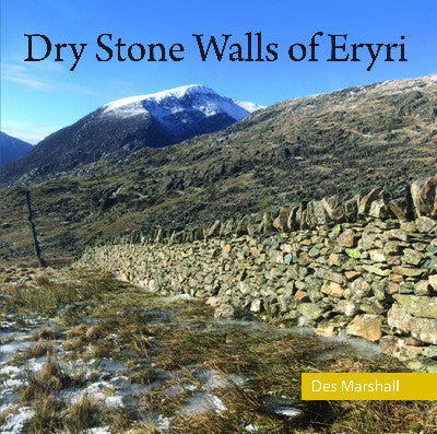 Clawr llyfr / Book cover: Dry Stone Walls of Eryri
