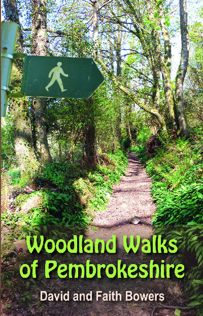Clawr llyfr / Book cover: Woodland Walks in Pembrokeshire
