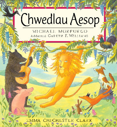 Clawr llyfr / Book cover: Chwedlau Aesop