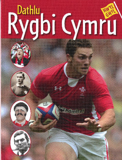 Clawr llyfr / Book cover: Hwyl Gŵyl: Dathlu Rygbi Cymru