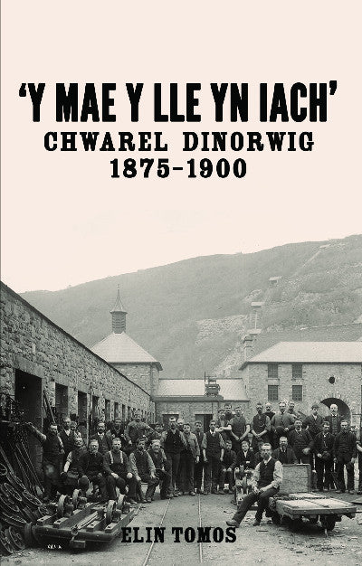 Clawr llyfr / Book cover: 'Y Mae y Lle yn Iach' - Chwarel Dinorwig 1875-1900 — Chwarel Dinorwig 1875-1900