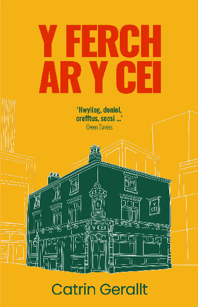Clawr llyfr / Book cover: Y Ferch ar y Cei