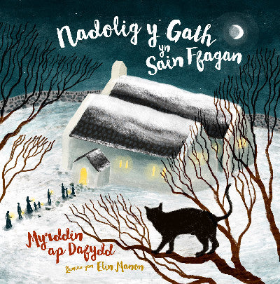 Clawr llyfr / Book cover: Nadolig y Gath yn Sain Ffagan