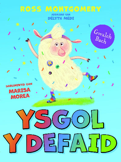 Clawr llyfr / Book cover: Ysgol y Defaid