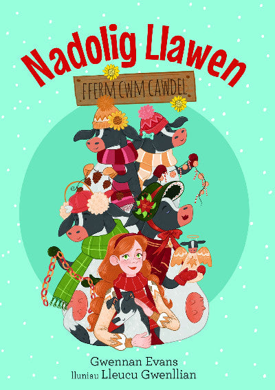 Clawr llyfr / Book cover: Fferm Cwm Cawdel: Nadolig Llawen