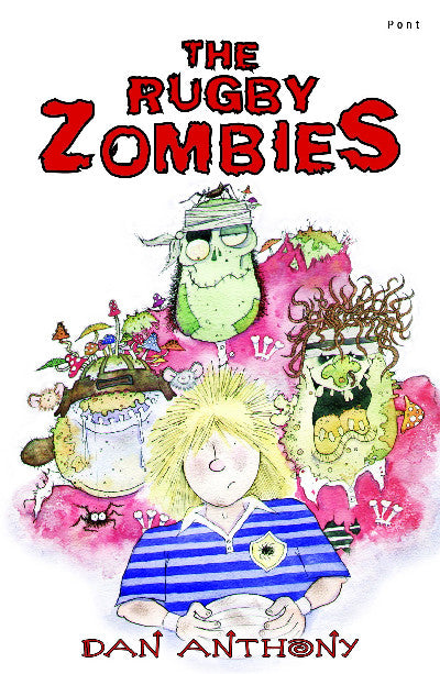 Clawr llyfr / Book cover: Rugby Zombies, The