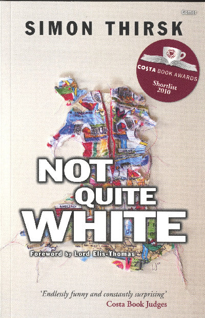 Clawr llyfr / Book cover: Not Quite White