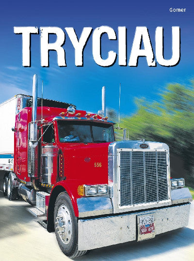 Clawr llyfr / Book cover: Cyfres Dechrau Da: Tryciau