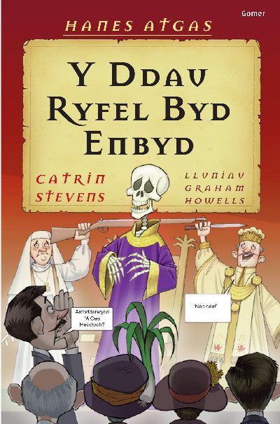 Clawr llyfr / Book cover: Hanes Atgas: Y Ddau Ryfel Byd Enbyd