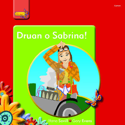 Clawr llyfr / Book cover: Pobl Pentre Bach: Druan o Sabrina!
