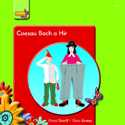 Clawr llyfr / Book cover: Pobl Pentre Bach: Coesau Bach a Hir