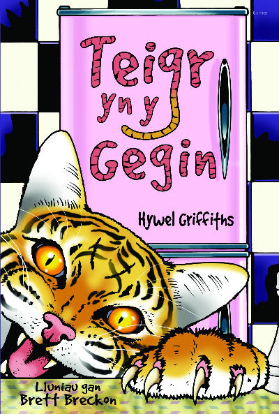 Clawr llyfr / Book cover: Teigr yn y Gegin