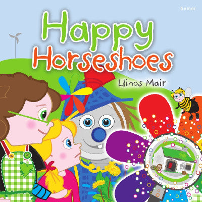 Clawr llyfr / Book cover: Wenfro Series : Happy Horseshoes