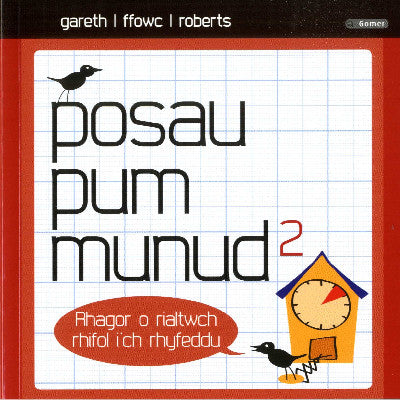 Clawr llyfr / Book cover: Posau Pum Munud 2