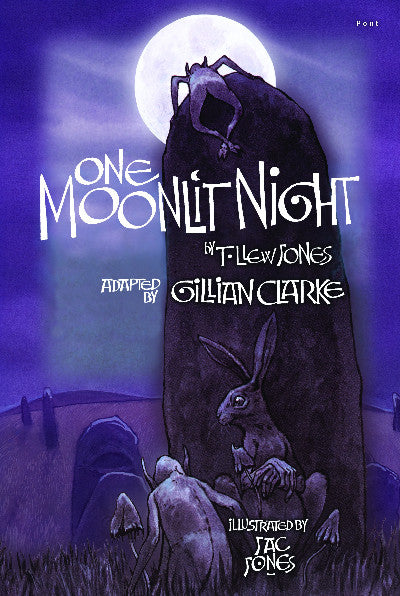 Clawr llyfr / Book cover: One Moonlit Night (T. Llew Jones)