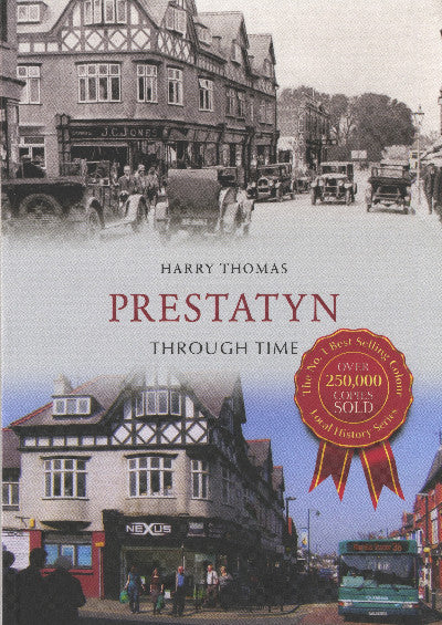 Clawr llyfr / Book cover: Prestatyn Through Time