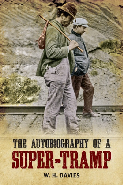Clawr llyfr / Book cover: The Autobiography of a Super-Tramp