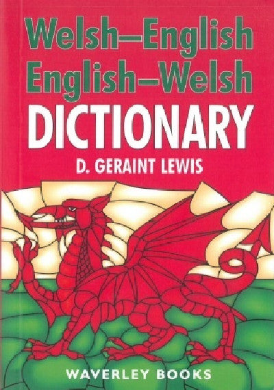Clawr llyfr / Book cover: Welsh-English / English-Welsh Dictionary