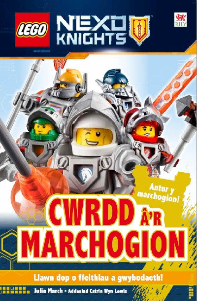 Clawr llyfr / Book cover: Cyfres Lego: 5. Cwrdd â'r Marchogion