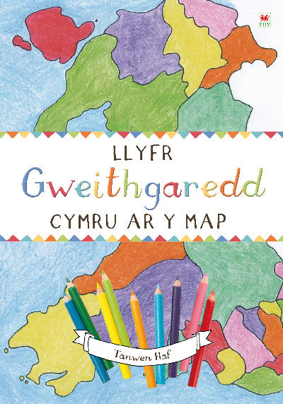 Clawr llyfr / Book cover: Cymru ar y Map: Llyfr Gweithgaredd