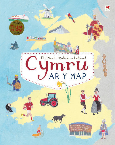 Clawr llyfr / Book cover: Cymru ar y Map