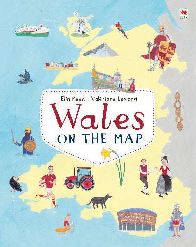 Clawr llyfr / Book cover: Wales on the Map