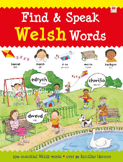Clawr llyfr / Book cover: Find and Speak Welsh