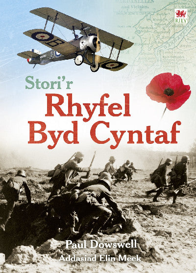 Clawr llyfr / Book cover: Stori'r Rhyfel Byd Cyntaf