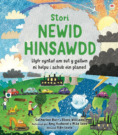 Clawr llyfr / Book cover: Cyfres Catherine Barr: Stori Newid Hinsawdd