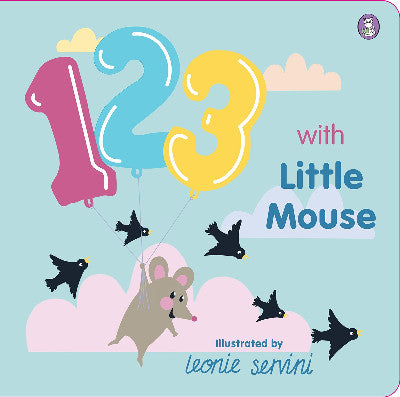 Clawr llyfr / Book cover: 123 with Little Mouse