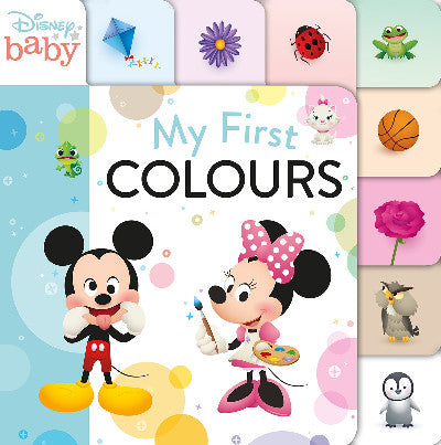 Clawr llyfr / Book cover: Disney Baby: My First Colours