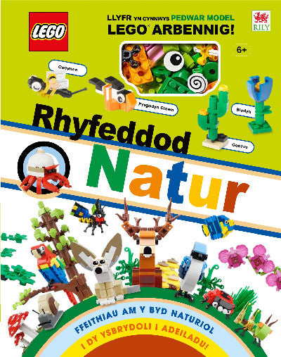 Clawr llyfr / Book cover: Cyfres Lego: Lego Rhyfeddod Natur