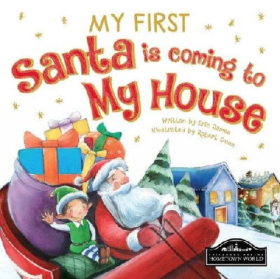 Clawr llyfr / Book cover: My First Santa is Coming to My House