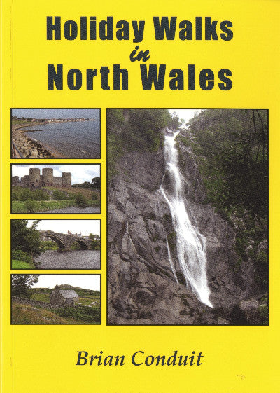 Clawr llyfr / Book cover: Holiday Walks in North Wales