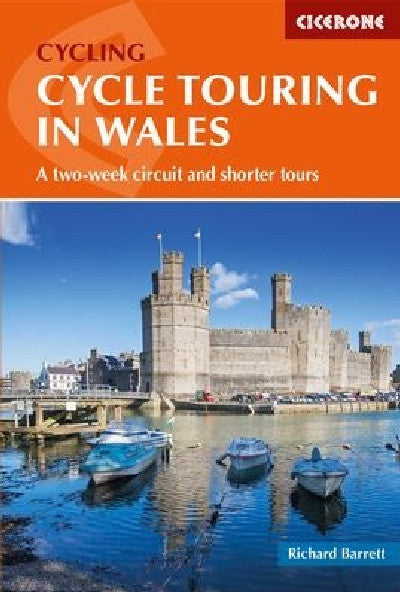 Clawr llyfr / Book cover: Cycle Touring in Wales - A Two-Week Circuit and Shorter Tours