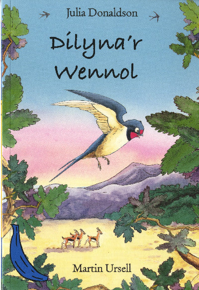 Clawr llyfr / Book cover: Cyfres Bananas Glas: Dilyna'r Wennol