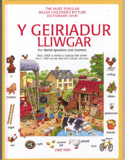 Clawr llyfr / Book cover: Y Geiriadur Lliwgar