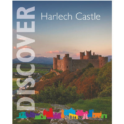 Clawr llyfr / Book cover: Discover Harlech Castle