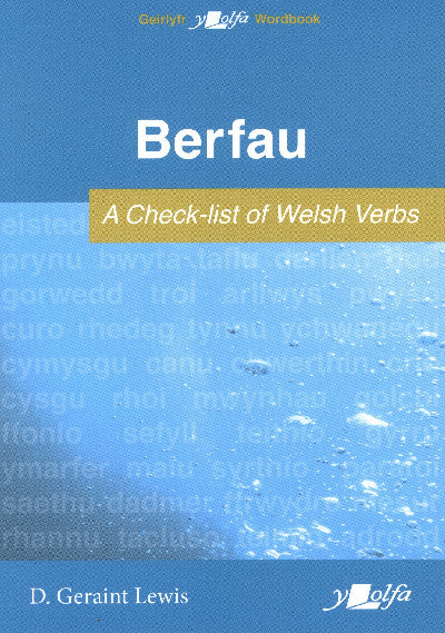 Clawr llyfr / Book cover: Berfau - A Check-list of Welsh Verbs