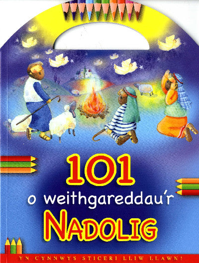 Clawr llyfr / Book cover: 101 o Weithgareddau'r Nadolig