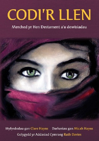 Clawr llyfr / Book cover: Codi'r Llen - Merched yr Hen Destament a'u Dewisiadau