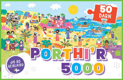 Gêm / Game: Jig-so Beiblaidd: Porthi'r 5000